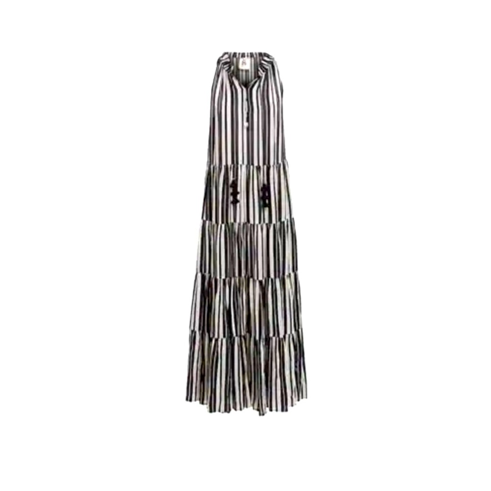 Figue Bohemian Rhapsody Betty
Stripe Maxi Dress in size small